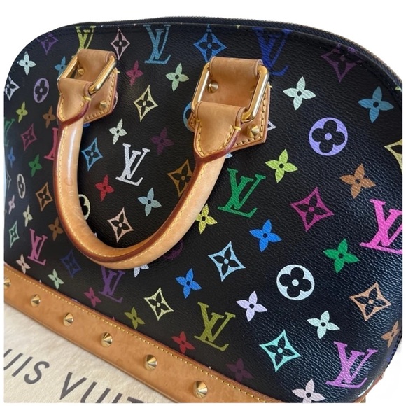 ❌ Louis Vuitton MURAKAMI Multicolor Alma. COA, dust bag, lock/key included. - Picture 1 of 8